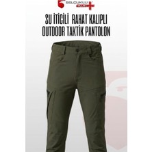 Selçuklu Plus Su Iticili, Fermuar Cepli ve Rahat Kalıplı Outdoor Taktikal Pantolon
