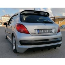 Tuning Vadisi Peugeot 207 Arka Ek (Plastik) Parlak Siyah