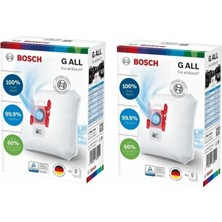 Bosch BBZ41FGALL Elektrik Süpürgesi Toz Torbası 2 Kutu Yüksek Emiş Gücü ve Kolay Değiştirilebilir Tasarım