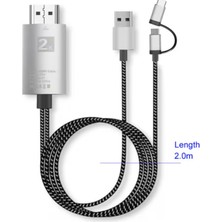 MiraLive ZR855 P8 2 In 1 Hdtv Kablo