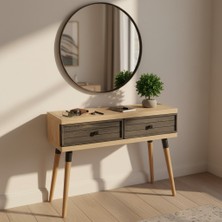 Mobenta Stria Entry: Modern Masif Dresuar 2 Çekmeceli Antre Konsolu - 120X31 Bz-An