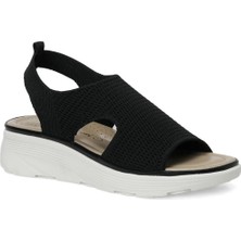 Polaris 325575.Z Siyah Kadın Spor Sandalet