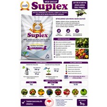 Mebor 🌿suplex Mikro Element Gübresi 1 kg – Bor %6, Çinko %6, Mangan %10 | Zeytin ve Meyve Ağaçları