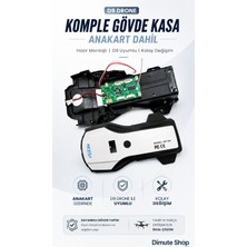 Dimute Shop D9 Drone Komple Gövde Kasa Anakart Dahil Orijinal Uyumlu Yedek Parça