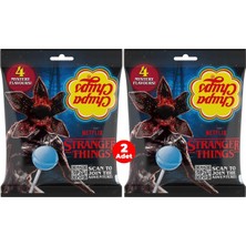 Chupa Chups 4 Mystery Flavors Stranger Thıngs Scan To Joın The Adventure Lollipop 120 G (2 Adet)