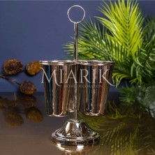 Miarik Design 3 Lü Yüksek Mikron Gümüş Kaplama Çatalık Bıçaklık Kaşıklık