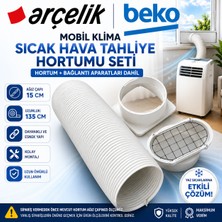 Öz Beyaz Eşya Beko Mobil Klima Egzoz Çıkış Hortumu 15 cm Çap