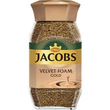 Jacobs Velvet Foam Gold Yumuşak Lezzetli Kahve 100 gr Türkiye Menşeli Kafeinli İçerik