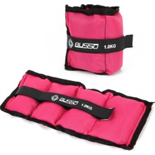 Busso BS31 1 Kg x 2 Adet Pembe El Ayak Ağırlığı Ergonomik Tasarım ile Konforlu Kullanım