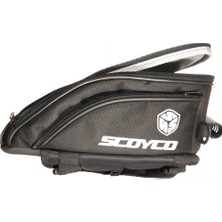 Scoyco Siyah MT61 Motosiklet Depo Üstü Çanta İmpertex Kumaş Özellikleri ile Güçlü Koruma Sağlar
