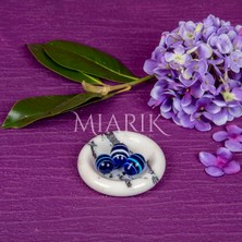 Miarik Design Leylak Mermer Katı Sabunluk Takılık
