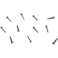 MiraLive Klips, Menteşe, Ayağı Çivisi 9mm Çelik - Siyah 100GR