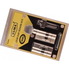 MiraLive 68MM Mandallı Çelik Kapı Tuzaklı Barel Seti - Saten