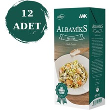 AAK Albamix Mutfak Krema Yeşil 1 Lt Profesyonel Yemek ve Tatlı Kreması