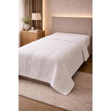 Mata Çeyiz Bella Home Tek Kişilik Pamuklu Petek Pike | 160X220 cm | Hafif & Nefes Alabilir | Yazlık ve Konforlu