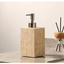 Miarik Design Dekoratif Mermer Kare Sıvı Sabunluk