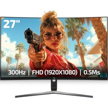GamePower 27'' Vivid V80 VA Panel Curved RGB 280Hz 0.5ms FHD 2x2W Speaker Gaming Monitör (Sıfır Ölü Piksel Garantili)