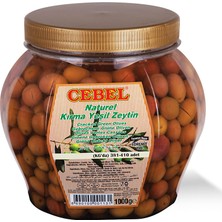 Cebel Kırma Yeşil Zeytin 1000 gr Pet Doğal Ambalajda Organik Zeytin Türü