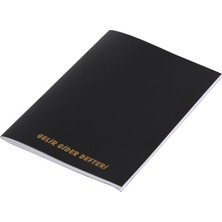 Gülpaş Plastik Kapak Gelir Gider Defteri 20x28 40 Yaprak Siyah Renkli Kullanışlı Defter