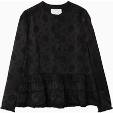 3.1 Phillip Lim Floral Jacquard Kenarı Püsküllü Tasarım Kadın Bluz