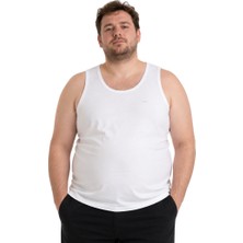 Battal Moda Battalmoda Erkek Büyük Beden Beyaz Atlet 3xl-4xl-5xl-6xl