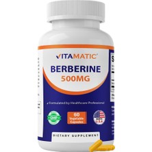 Vitamatic Berberine, 500 Mg, 60 Vegetable Capsules