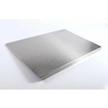 Shg Home  Paslanmaz Çelik Mutfak Tezgahı ve Hamur Açma 50X60CM –1.5 mm Kalınlık, Kaymaz ve Desenli