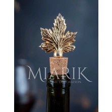 Miarik Design Aksesuarlı Şışe Mantar , Şarap Mantarı , Şarap Tıpası , Yagdanlık Tıpası , Yagdanlık Mantarı