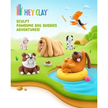 Hey Clay Yaratıcı Kil Seti - Labrador Nom Nom, Dalmatian Turbo, Beagle Walkie
