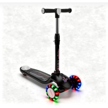 Pozart Pro Işıklı ve Katlanabilir LED Işıklı 3 Tekerlekli Çocuk Scooter 50KĞ Kapasite 3+Yaş