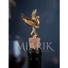 Miarik Design Aksesuarlı Şışe Mantar , Şarap Mantarı , Şarap Tıpası , Yagdanlık Tıpası , Yagdanlık Mantarı