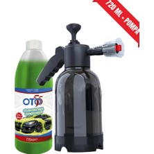 Oto55 Extra Cilalı Neon Yeşil Şampuan + 2 Litre Basınçlı Köpük Atar Pompa