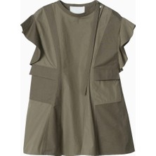 3.1 Phillip Lim Tonal Poplin Oxford Kombin Kadın Bluz
