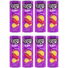 Cipso Tube Paprika Aromalı Cips 160 gr x 8 Adet