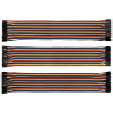 Eğiteklab 30 cm 120’LI Dişi-Dişi, Erkek-Erkek, Erkek-Dişi Jumper Kablo Seti