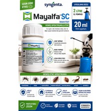 Syngenta Mayalfa SC 50 ml Profesyonel Haşere İlacı Uzun Süreli Koruma ile Sivrisinek, Kene, Hamamböceği Etkili