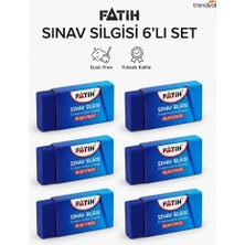 Fatih Sınav Silgisi Mavi Dust-Free Toz Bırakmaz 6'lı Avantaj Paketi