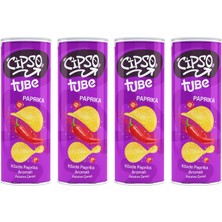 Cipso Tube Paprika Aromalı Cips 160 gr x 4 Adet