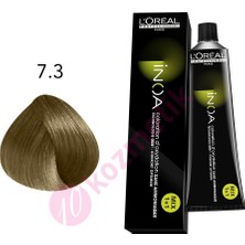 L'Oréal Professionnel İnoa Amonyaksız Saç Boyası No: 7.3 60Ml Canlı Renkler ve Saç Bakım Etkisi