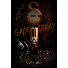 Veniv Metal Kasa Lisanslı Doldurulabilir Galatasaray Taraftar Çakmağı