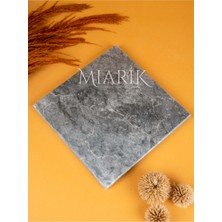 Miarik Design Dekoratif Mermer Kare 30 x 30 cm Tepsı, Tabak,sunum