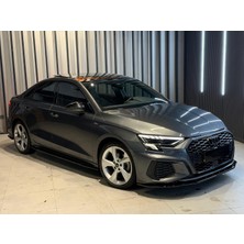 Tuning Vadisi Audi A3 Sline Body Kit Difüzör Marşpiyel Ön Lip Spoyler Difüzör Flap 8y 2020 2021 2022 2023 2024
