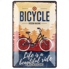 Nostalgic Art Bicycle - Beautiful Ride Metal Tablo 20 x 30 cm