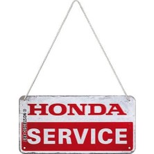 Nostalgic Art Honda Mc - Service Metal Tablo 10 x 20 cm