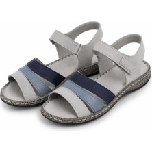 Patron Shoes Ortopedik Tabanlı, Ayarlanabilir Bantlı, Günlük Rahat Yazlık Kadın Sandalet