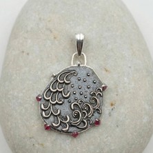 Ebrar Silver Gümüş Kova Burç Kolye Ucu Mat 925 Ayar Gümüş Kova Figürlü Unisex Kolye Ucu