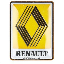 Nostalgic Art Renault - Logo 1972 Metal Tablo 15 x 20 cm