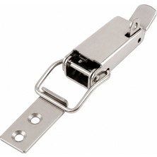 Marinox 102X16,5 mm Aısı 304 Paslanmaz Mandallı Kilit Asma Kilit Halkalı | Tekne Karavan Kapak Kilidi