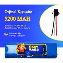 Ümit Maker Blaupunkt VCBB1XCTP Robot Süpürge 5200 Mah Batarya