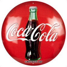 Nostalgic Art Coca-Cola Metal Tablo Ø35 cm